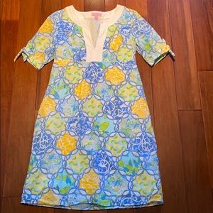 Lilly Pulitzer dress with short sleeves